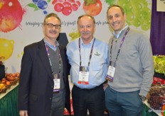 Michael Carter with Southeastern Grocers flanked by Fred VandenBerg and Brian Schiro with Jac. VandenBerg.